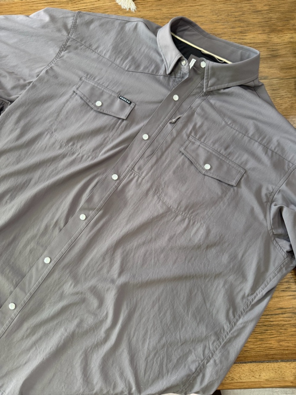 Men's Poncho Outdoors Western Long Sleeve